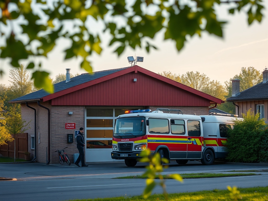 Radiowóz policji w gminie Kolno — zatrzymanie podejrzanego o kłusownictwo