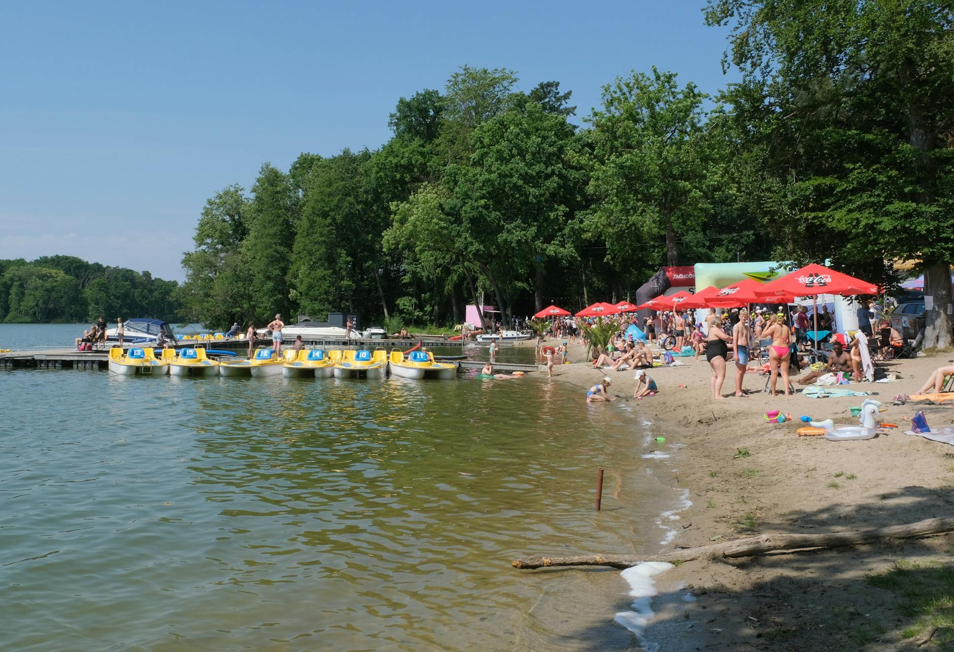Malowniczy krajobraz przyrodniczy w okolicach Kolna podczas wiosny, idealny na majówkowy wypoczynek.